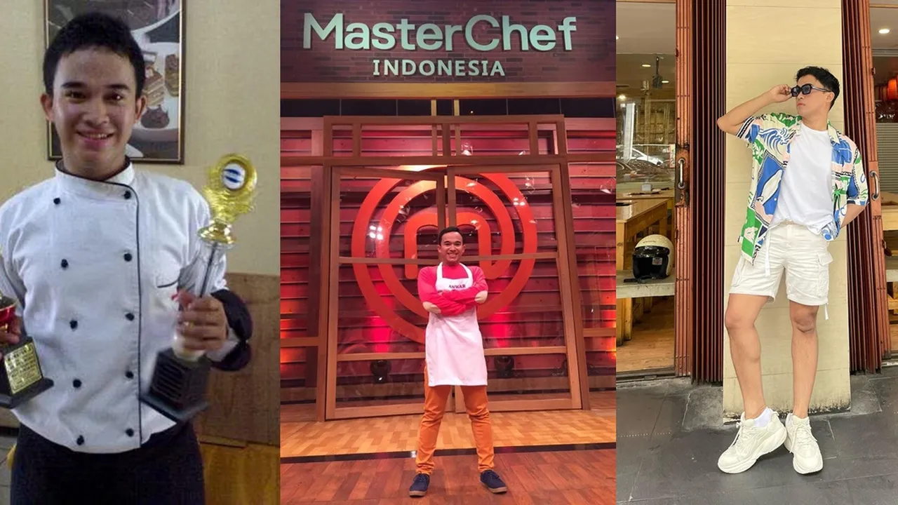 7 Potret Transformasi Anwar BAB, Dulu Dikenal Jadi Finalis MasterChef - Kini Tampil bak Oppa Korea