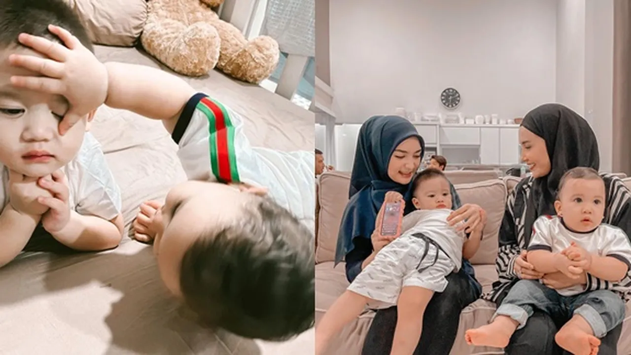 7 Potret Anak Zaskia Sungkar dan Anak Citra Kirana Main Bareng, Double Trouble - Ganteng Semua