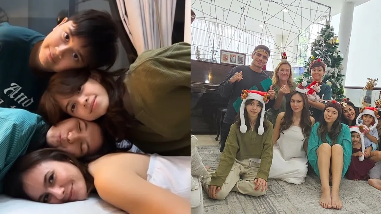 7 Potret Wulan Wulan Guritno Bareng 3 Anaknya, Definisi Keluarga Visual