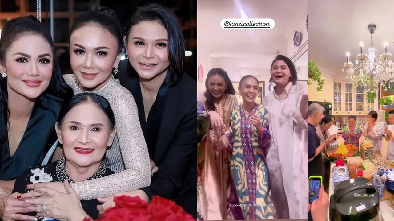 7 Potret Yuni Shara Rayakan Ultah Kartika Sary Sang Adik, Ngumpul di Rumah - Kompak Bersama Keluarga