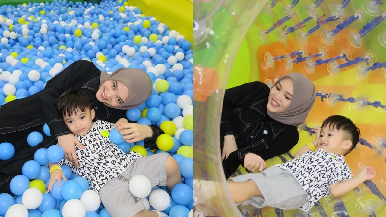 7 Putri Delina Main Bareng Adzam Anak Nathalie Holscher, Terlihat Sayangnya