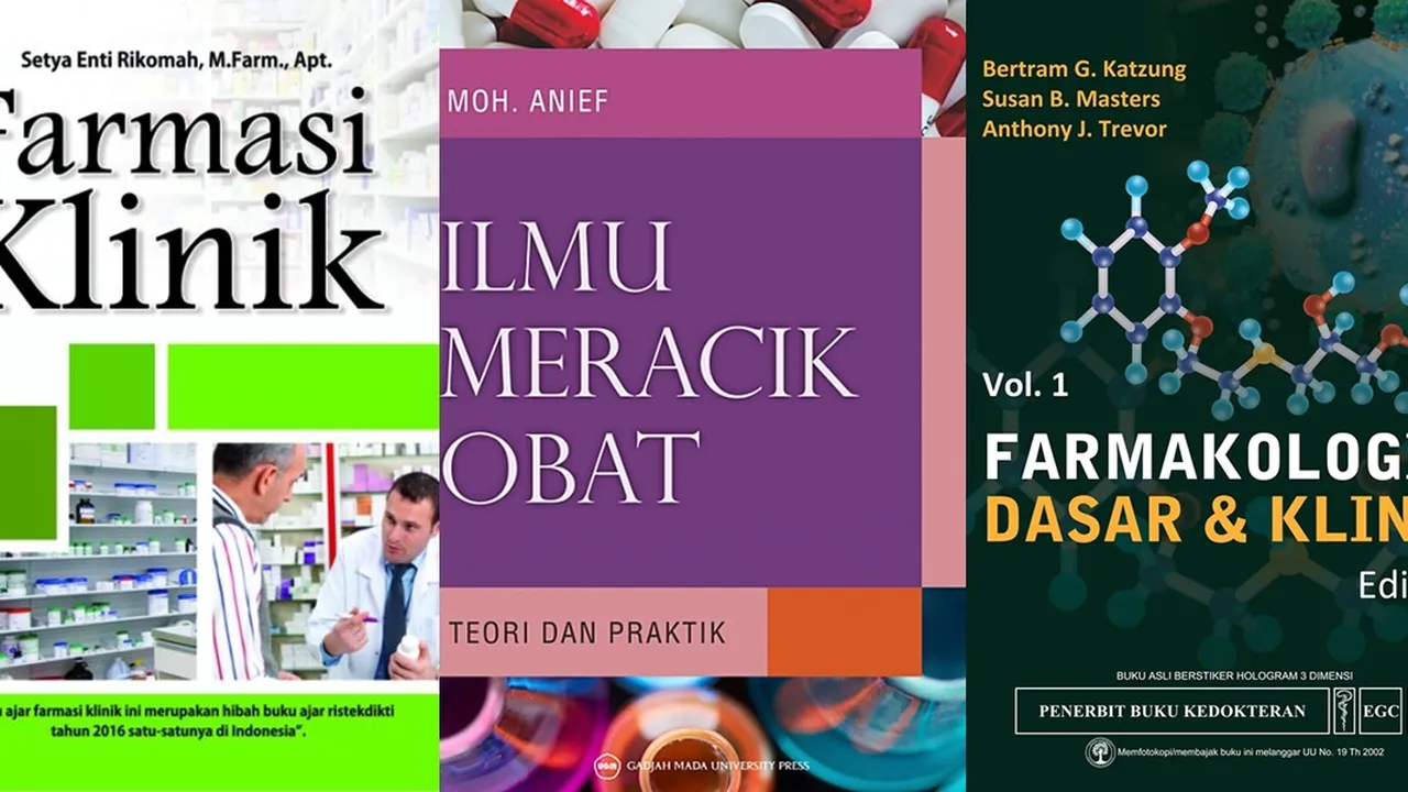 7 Rekomendasi Buku Farmasi untuk Anak Kesehatan, Farmasis Wajib Merapat!