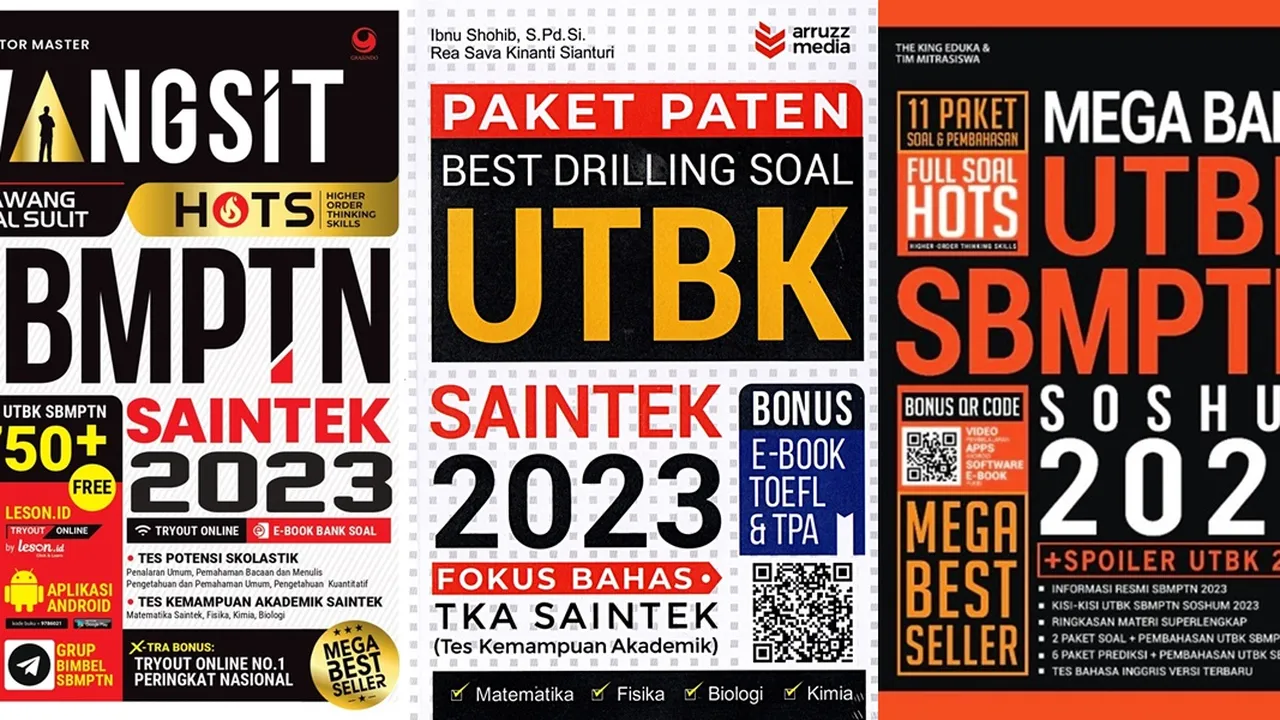 7 Rekomendasi Buku Persiapan UTBK 2023 untuk Masuk Kampus Favorit, Wajib Dibaca Calon Mahasiswa