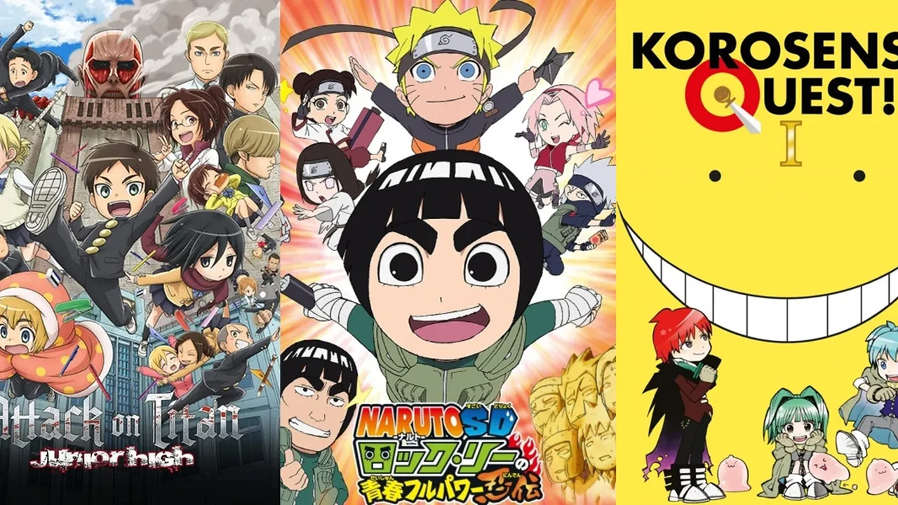 7 Spin-Off Anime Populer dalam Bentuk Chibi yang Lucu dan Kocak, Cocok Jadi Hiburan Ringan Akhir Pekan