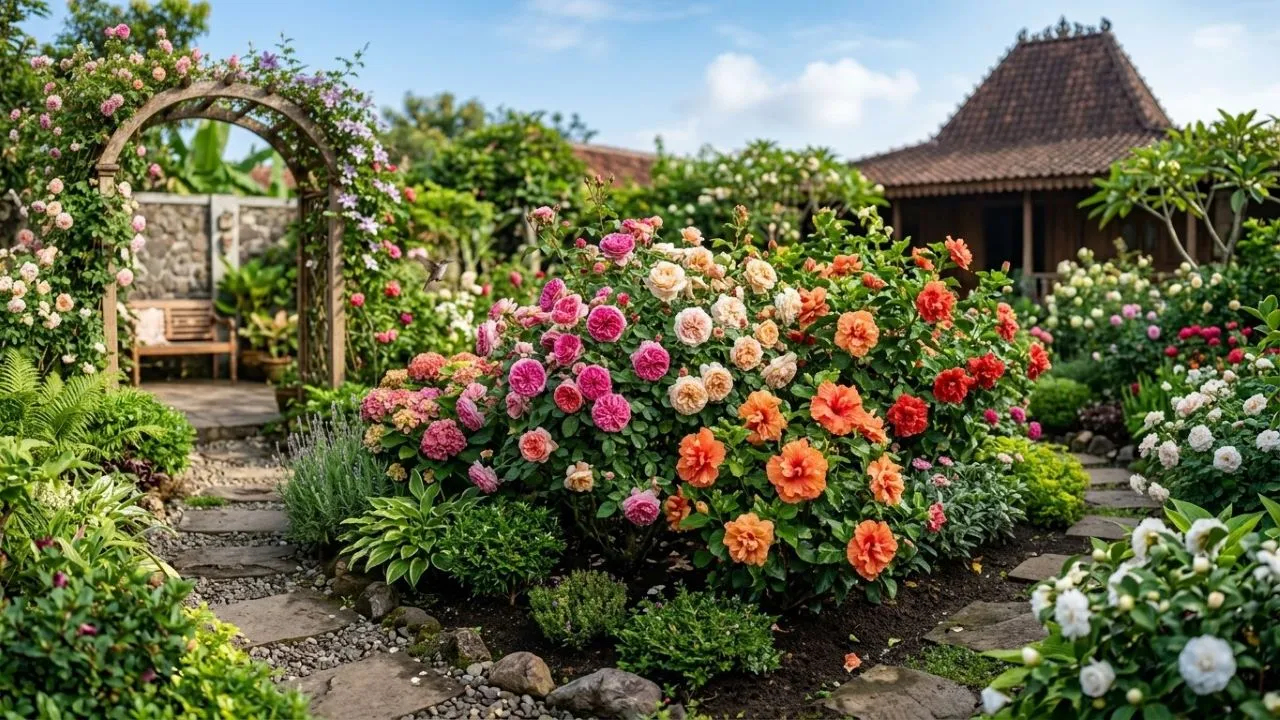 7 Tanaman Hias dengan Bunga Berlapis, Mekarnya Cantik dan Bikin Taman Makin Menawan