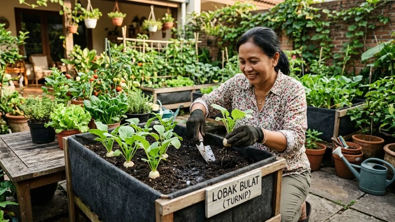 7 Tips Menanam Turnip atau Lobak Bulat di Wadah untuk Kebun Sayur Rumahan
