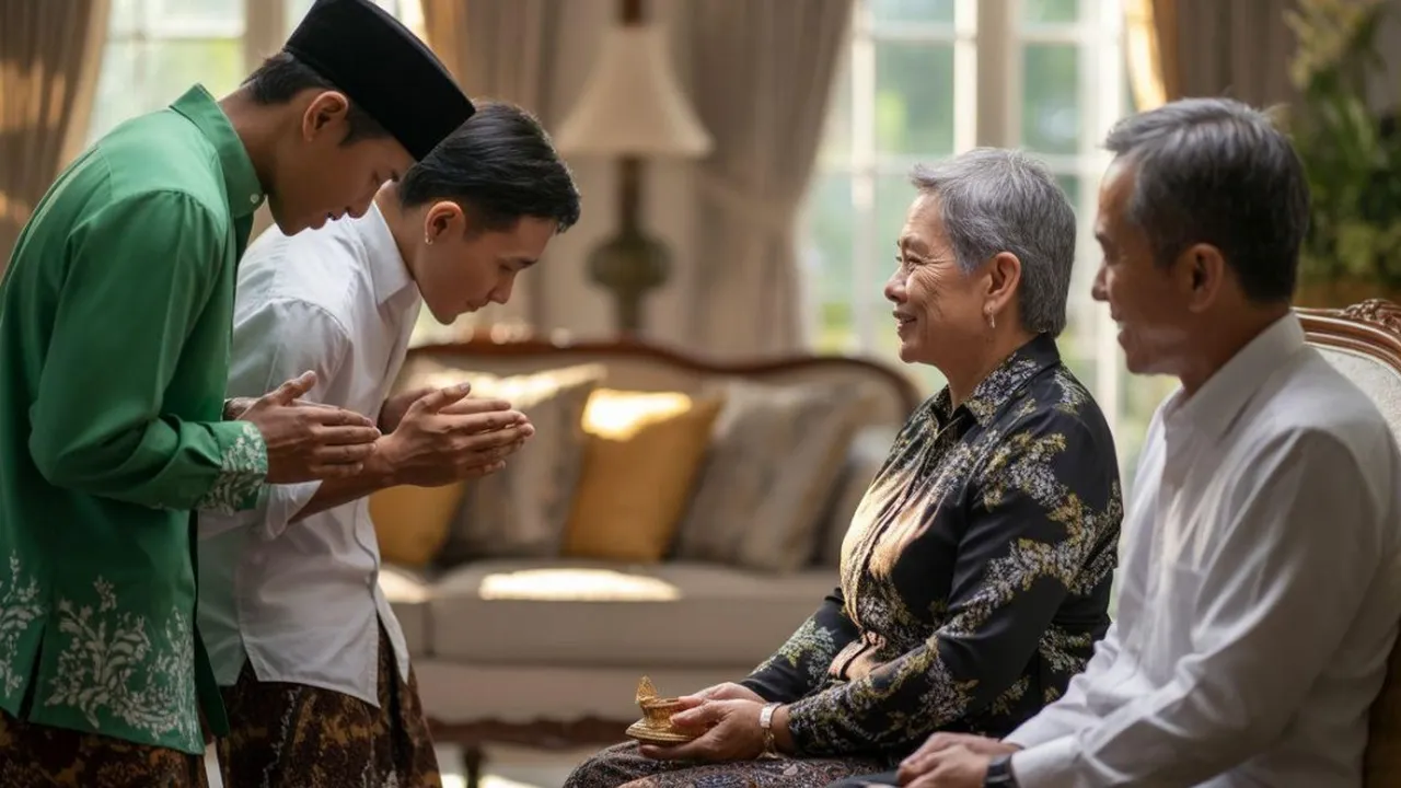 70 Kata Sungkem Idul Fitri Paling Menyentuh untuk Orang Tua dan Keluarga