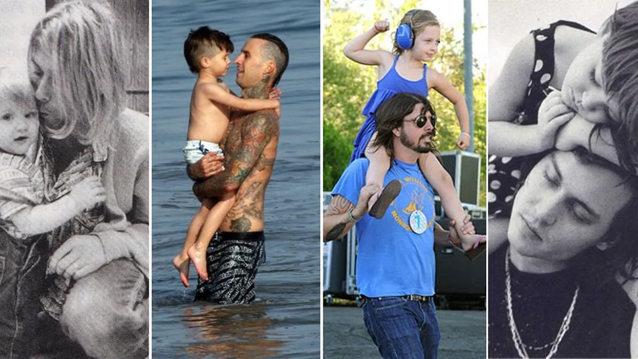 8 Ayah Rocker dan Anak-Anak Keren Mereka