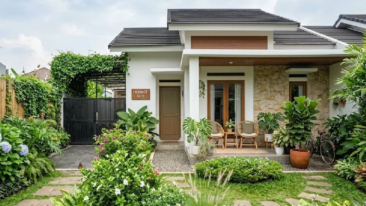 8 Cara Membuat Halaman Rumah Tetap Sejuk Tanpa Pohon Besar, Estetik dan Praktis