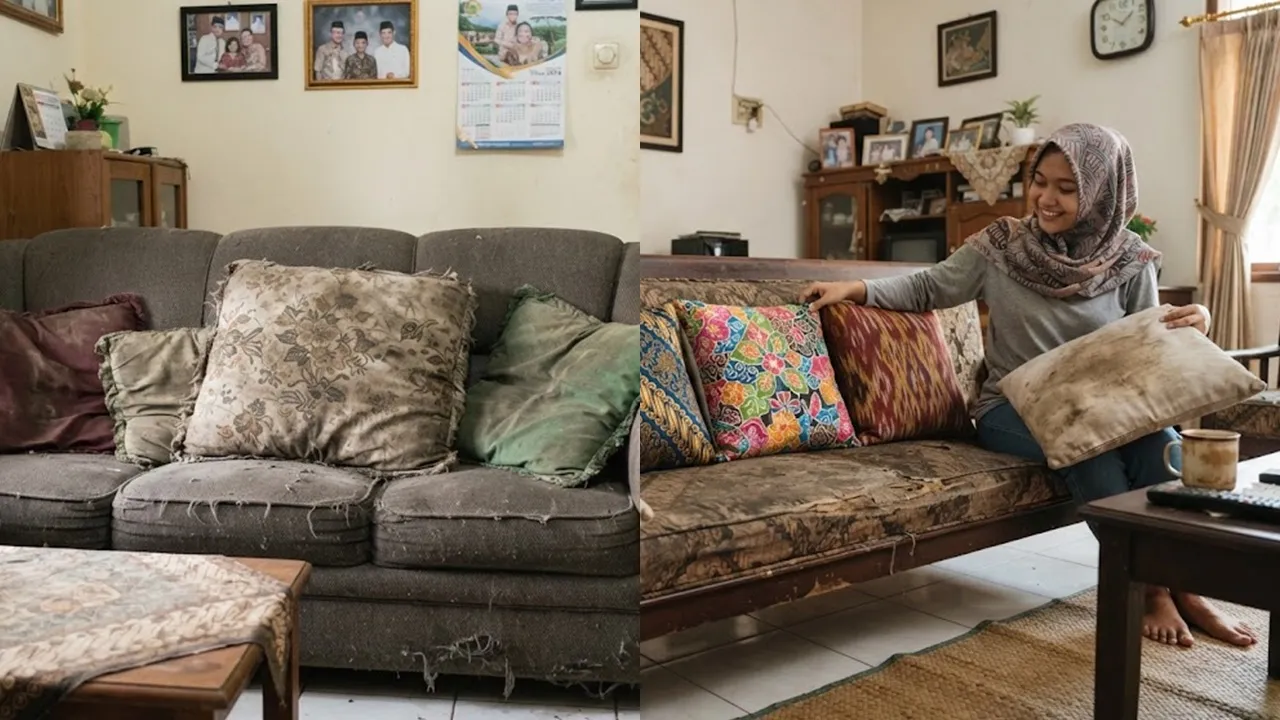 8 Cara Menghilangkan Bau pada Sarung Bantal Sofa yang Jarang Dicuci