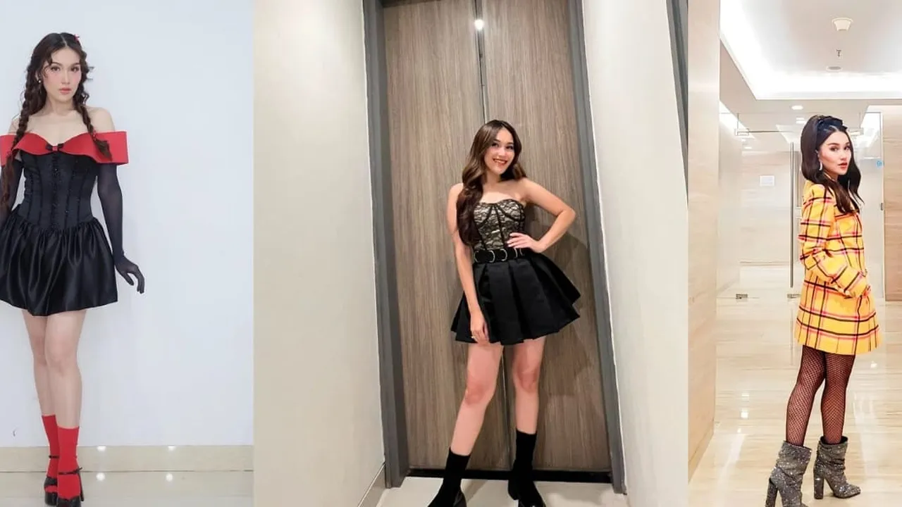 8 Gaya Ayu Ting Ting Tampil Pakai Rok Mini Bak Gadis - Sering Disebut Mirip Idol Korea