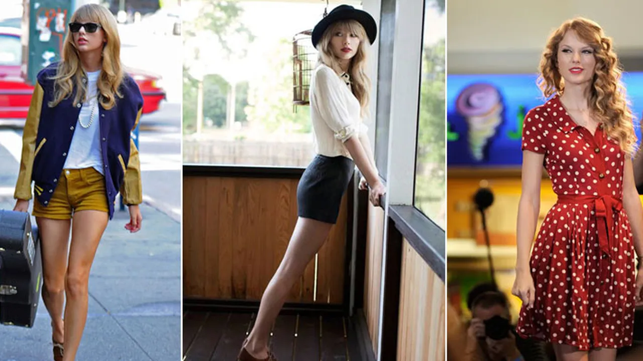 8 Gaya Taylor Swift, Bangkitkan Mode Era 80an