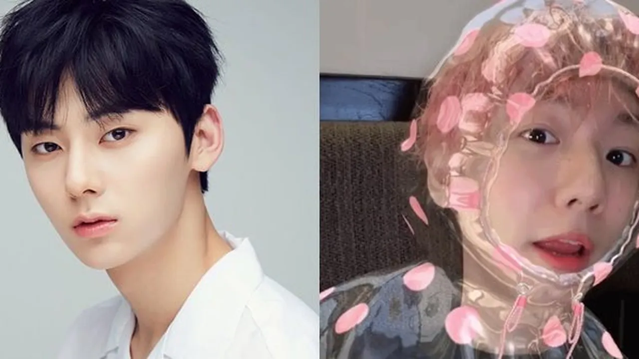 8 K-Pop Idol Cowok Cute Pakai Filter Jas Hujan Polkadot, Hwang Minhyun - Baekhyun EXO 8 K-Pop Idol Cowok Cute Pakai Filter Jas Hujan Polkadot, Hwang Minhyun - Baekhyun EXO