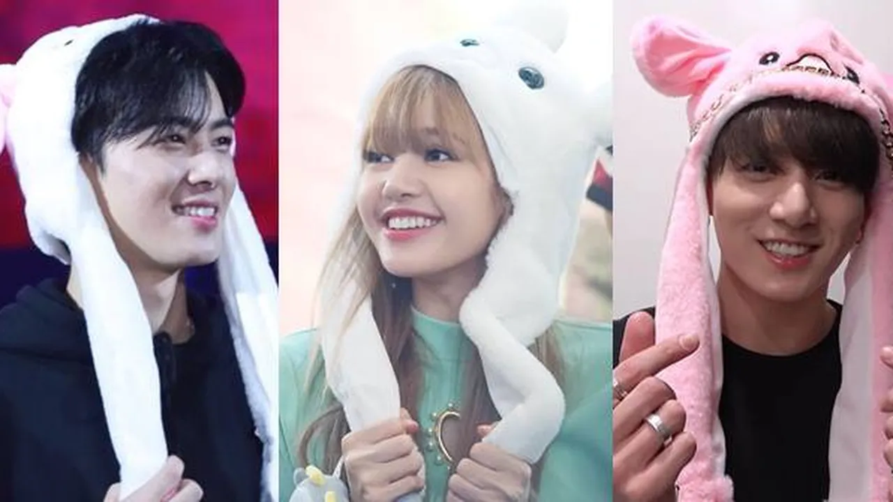 8 K-Pop Idol yang Bikin Gemas Saat Pakai Topi Telinga Kelinci, So Cute!