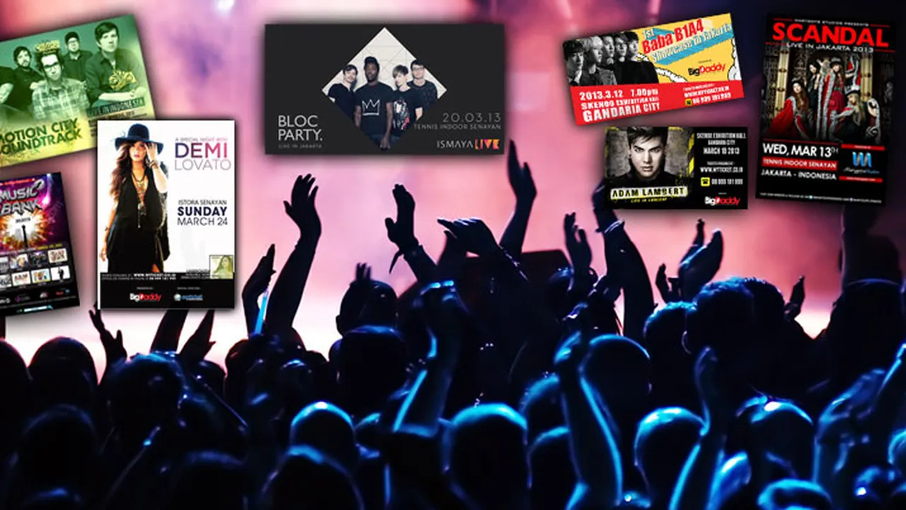 8 Konser Besar di Indonesia Bulan Maret 2013!