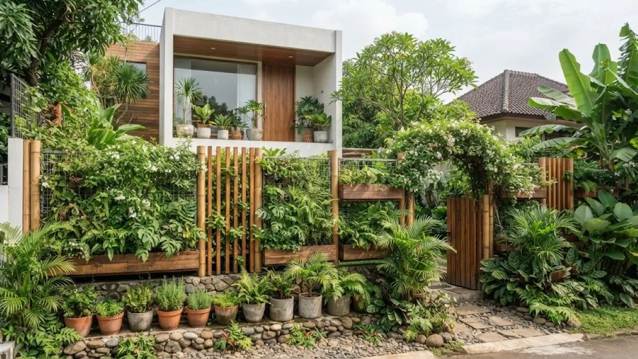 8 Pagar Ramah Lingkungan, Ide Kreatif untuk Rumah Minimalis yang Lebih Asri
