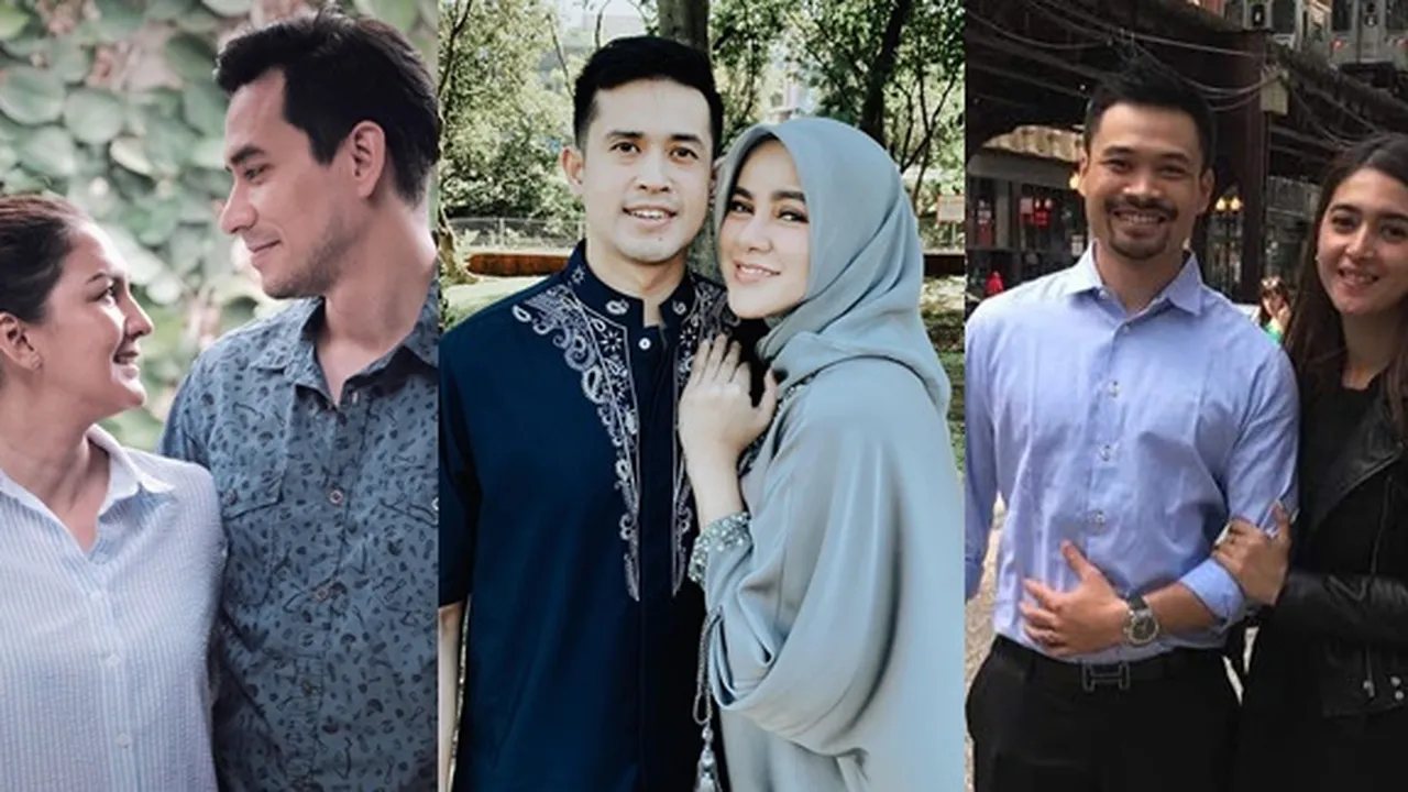 8 Pasangan Seleb Ini Beda Usia, Istri Lebih Tua Tapi Awet Muda - Fashionable