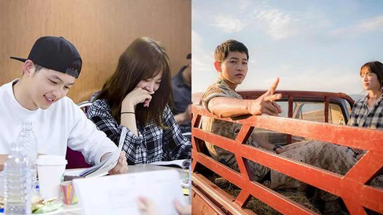 8 Potret Kenangan Manis Song Joong Ki dan Song Hye Kyo Saat Syuting 'DOTS'