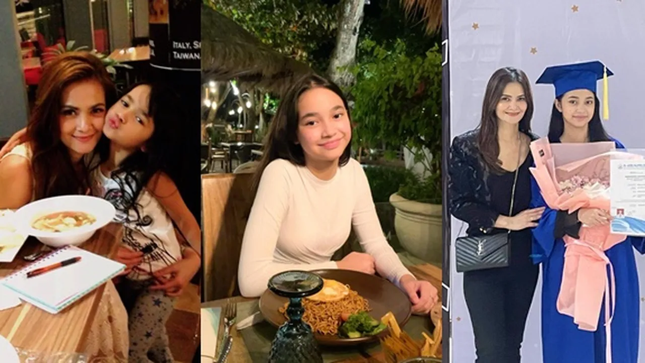 8 Potret Transformasi Sydney Anak Cut Tari yang Baru Saja Lulus SMP, Makin Cantik - Sudah Setinggi Ibunya