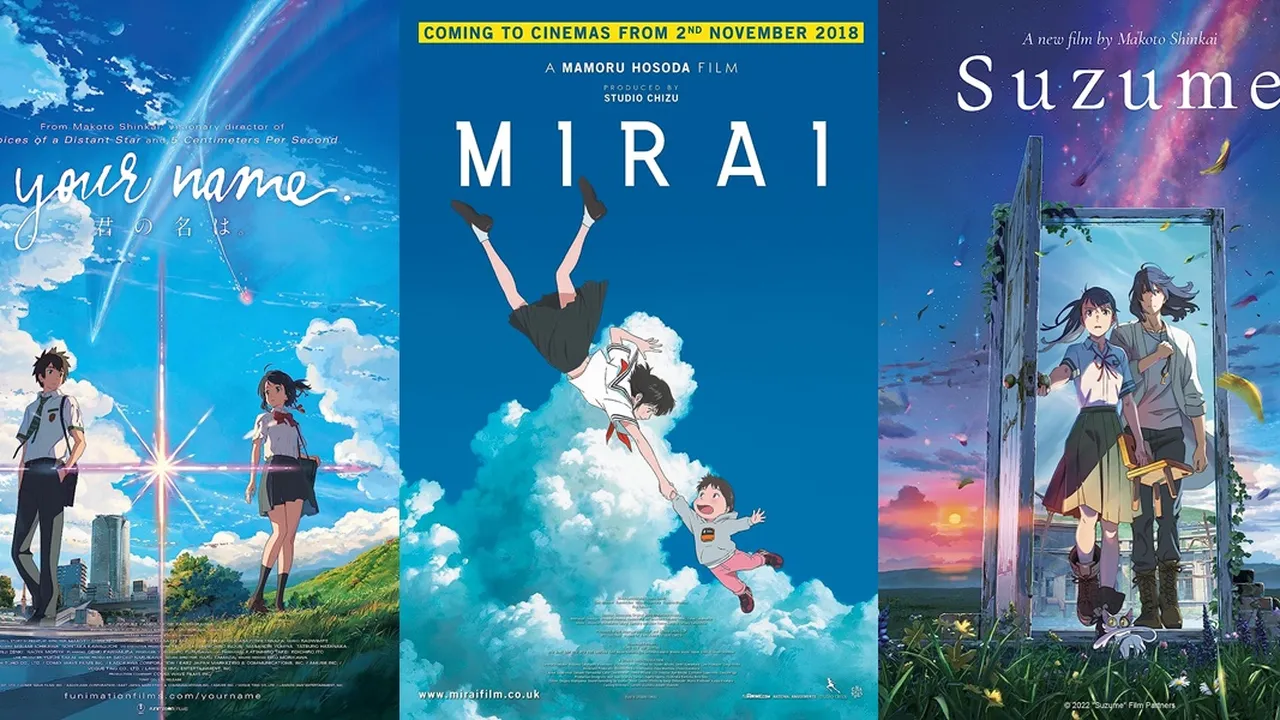 8 Rekomendasi Anime Movie Populer Tahun 2016 - 2023, Ada YOUR NAME - SUZUME
