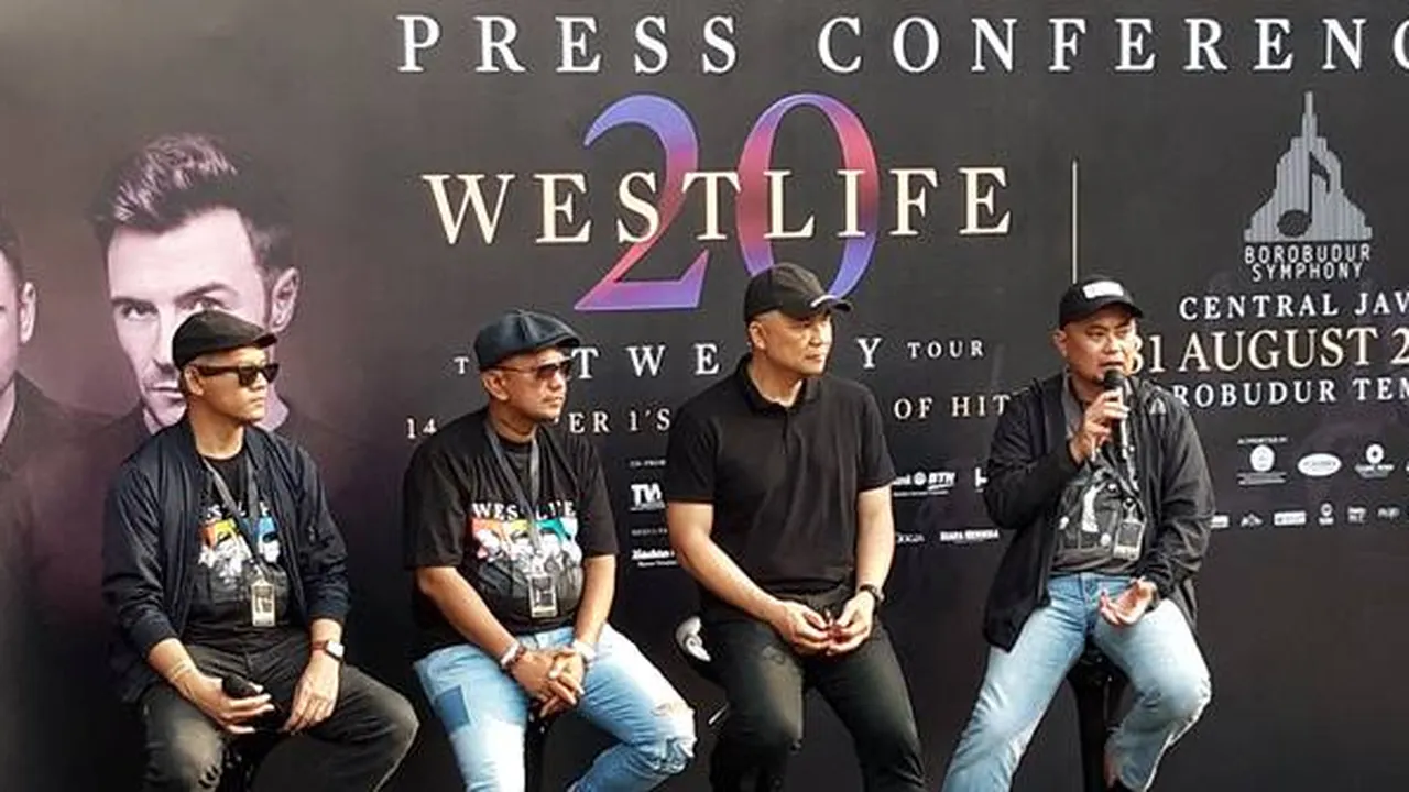 8 Ribu Lebih Tiket Ludes, Konser Westlife di Candi Borobudur Siap Digelar