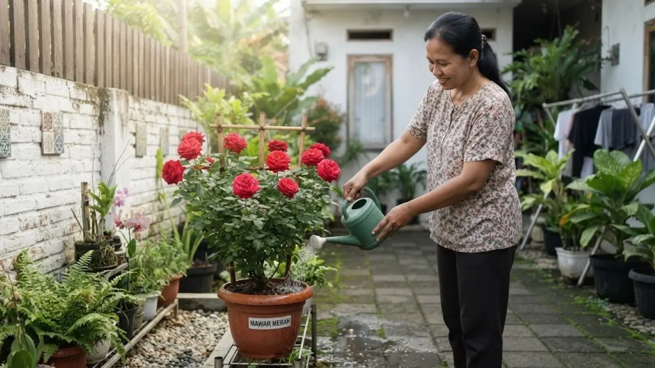 8 Tips Merawat Tanaman Bunga Mawar agar Kelopaknya Tidak Rontok, Tumbuh Sehat dan Indah