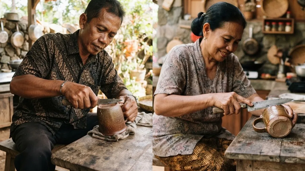 8 Trik Mengasah Pisau Dadakan, Cuma Pakai Cangkir Keramik