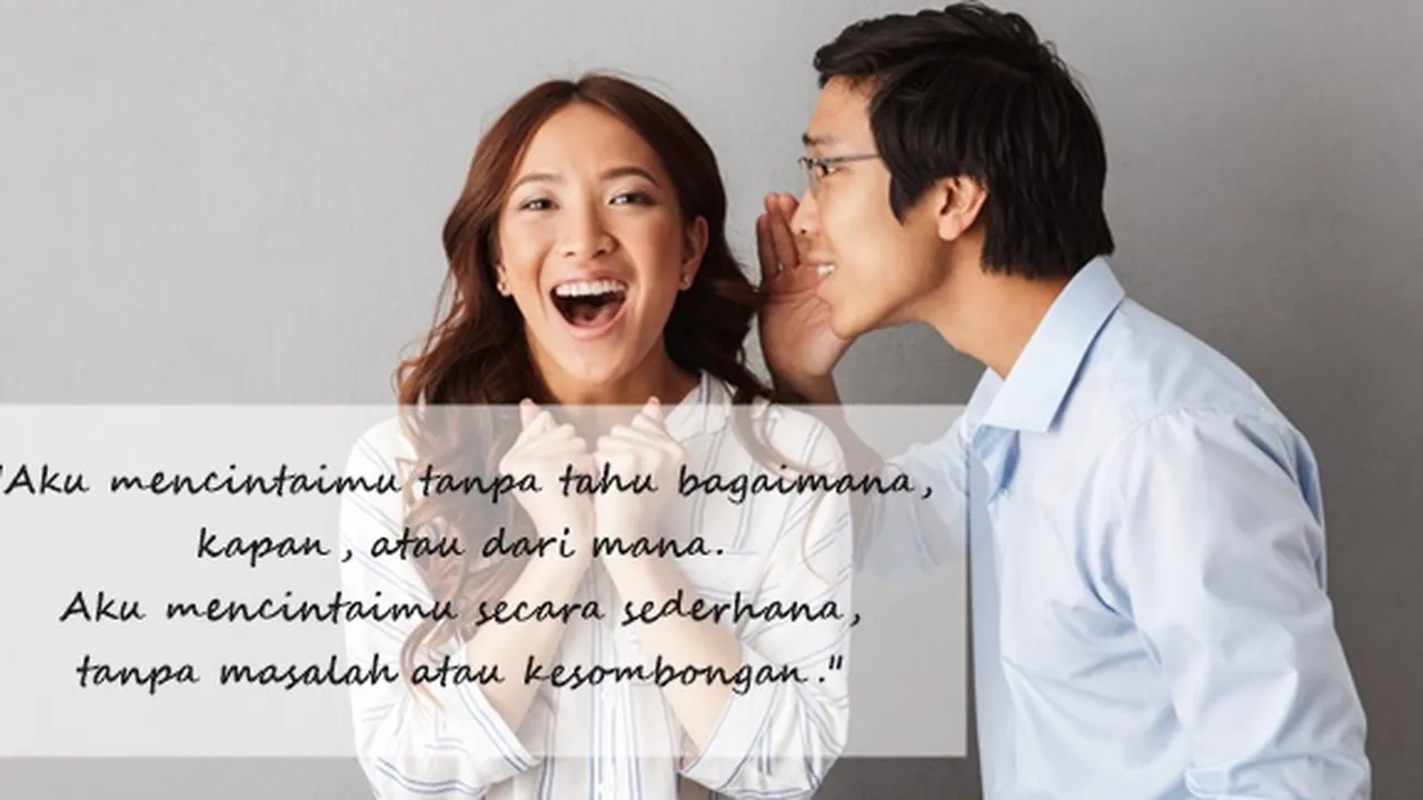 86 Kata-Kata Sweet untuk Orang Tercinta, Ungkapan Sayang yang Bikin Baper