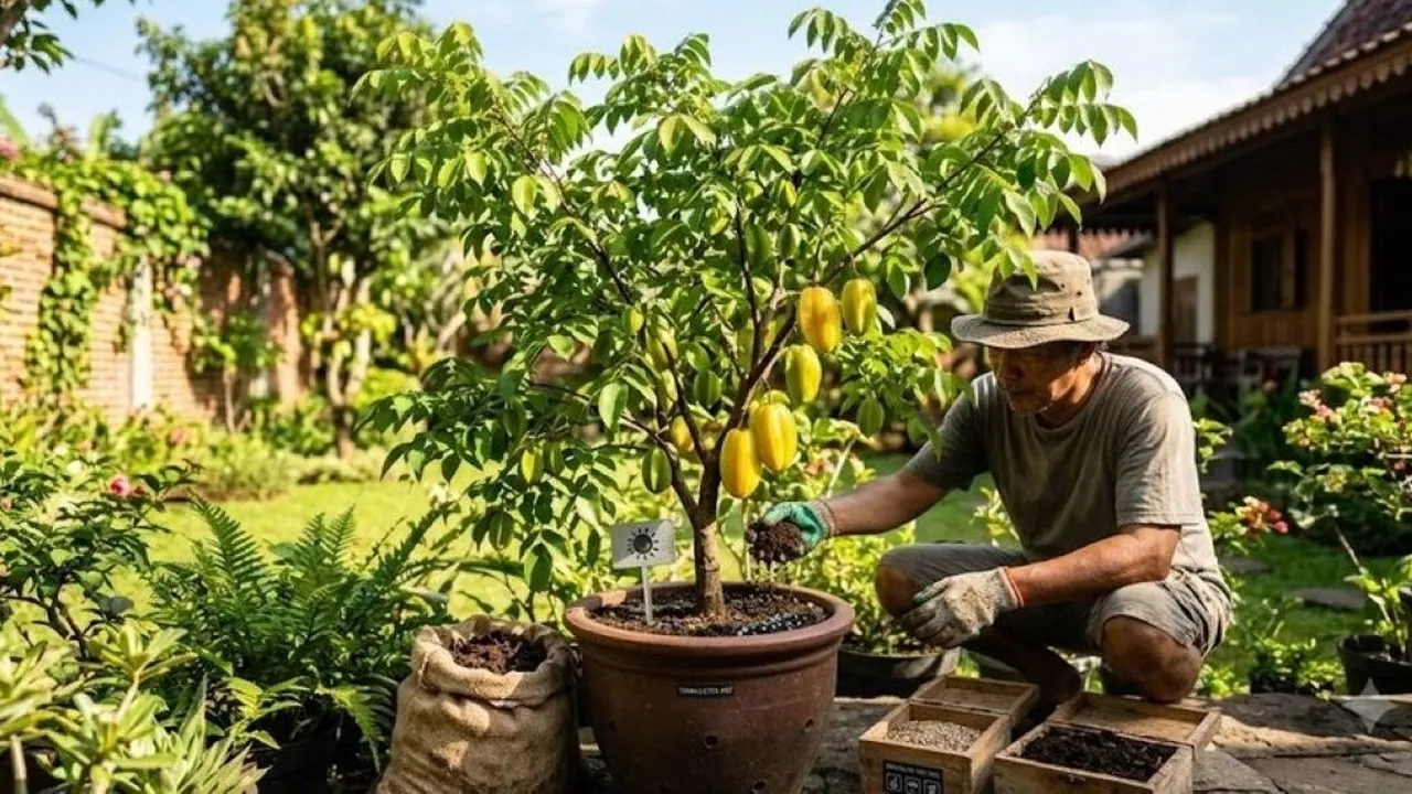 9 Cara Menanam Belimbing Manis dalam Pot agar Tumbuh Subur dan Cepat Berbuah
