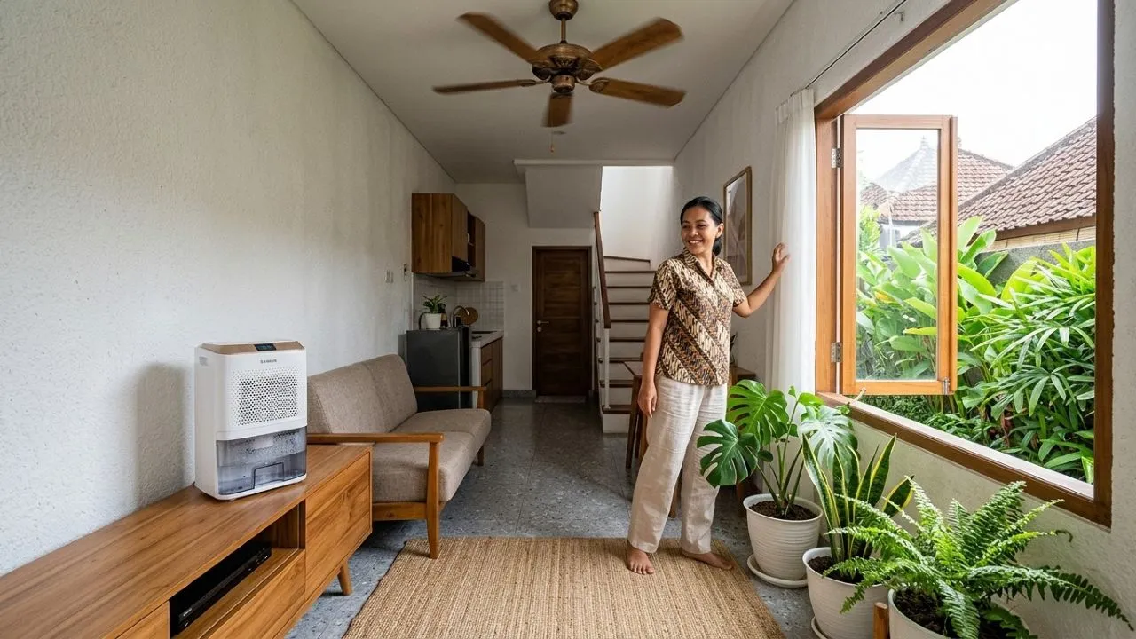 9 Cara Mengurangi Kelembapan Rumah agar Ruangan Tidak Terasa Dingin dan Pengap