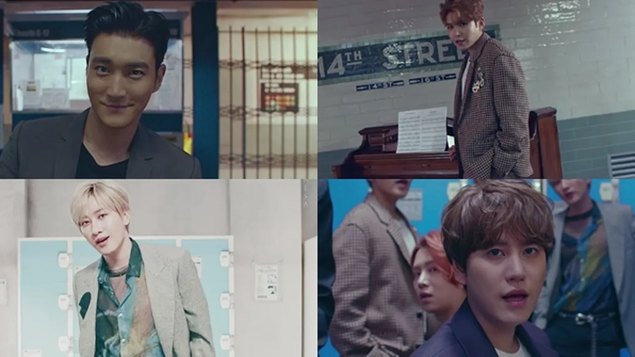 9 Foto Ganteng Member Super Junior di MV 'I THINK I', Gaya Gentlemen Pakai Jas