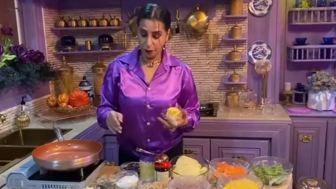 9 Potret Dapur Mewah Rumah Mama Ala Ibu Tasya dan Tasyi yang Serba Ungu