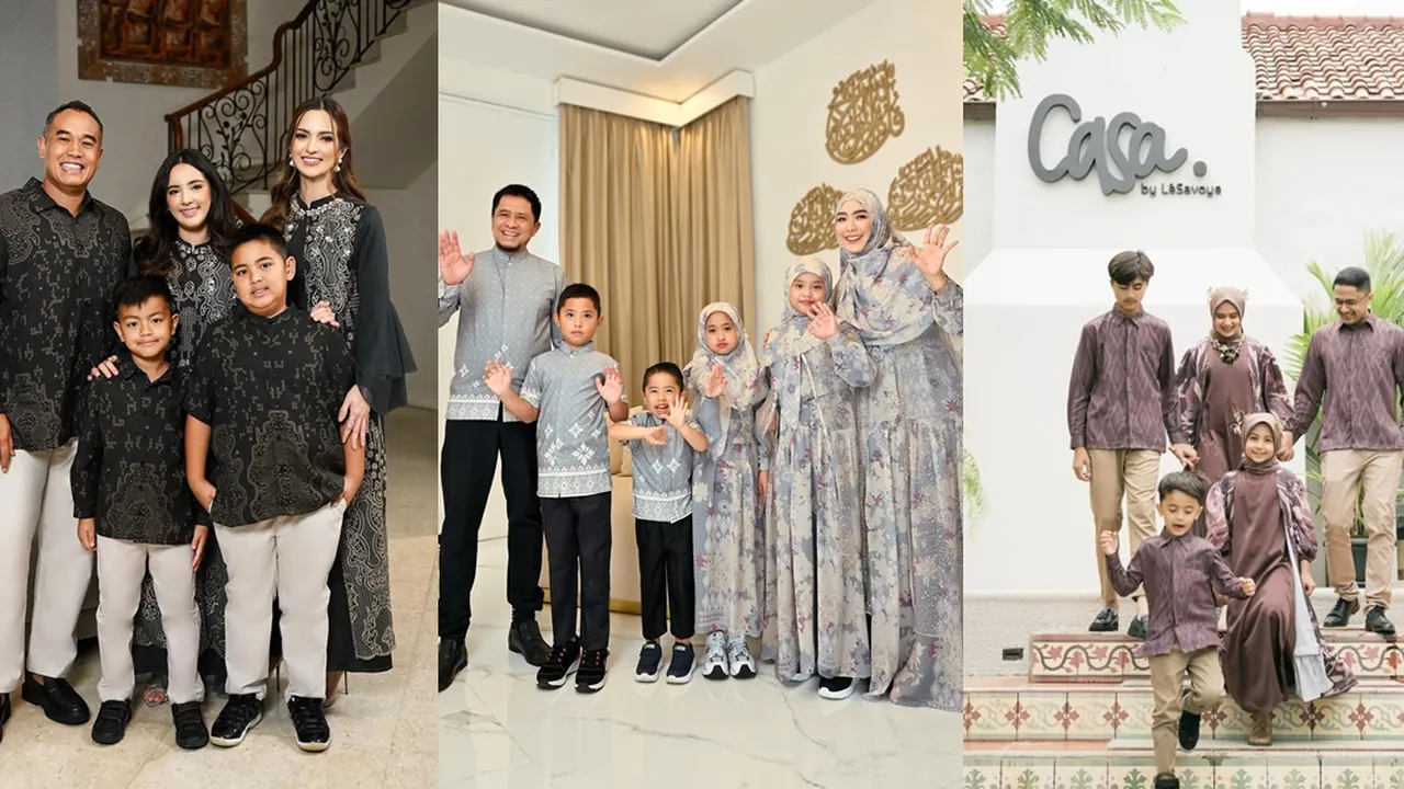 9 Potret Seleb Bareng Keluarga Jadi Model Brand Fashion, Ekspresi sang Anak Paling Curi Perhatian