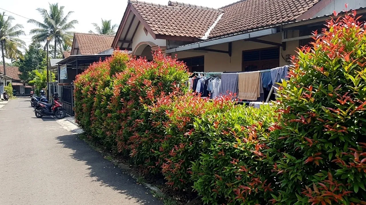 9 Tanaman untuk Membuat Area Jemur Tidak Terlihat dari Jalan, Privasi Lebih Terjaga