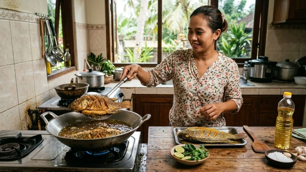 9 Tips Goreng Ikan agar Gurih, Renyah dan Tidak Mudah Meletup