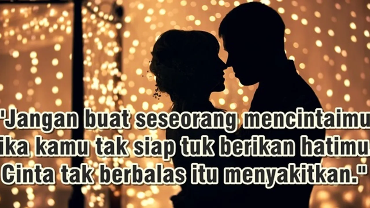 170 Kata-Kata Sindiran Cinta yang Halus Tapi Menyentuh, Jadi Ungkapan Kecewa Mendalam