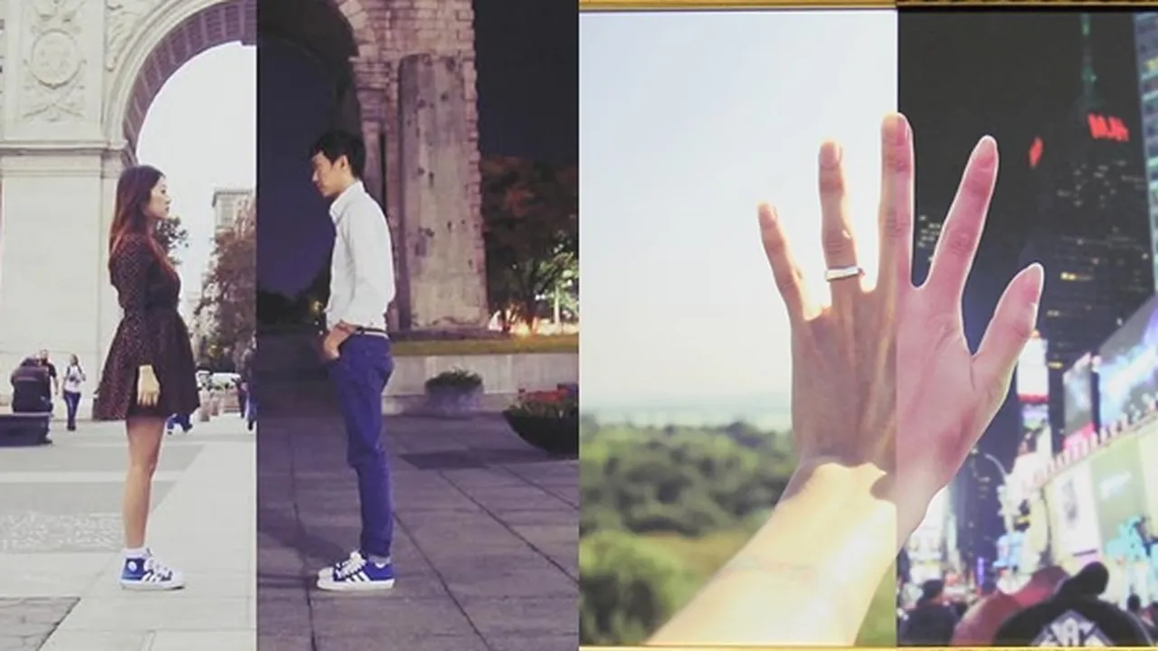 Abadikan Kisah Cinta LDR, Pasangan Korea Selatan Ini Buat Kolase Foto Unik