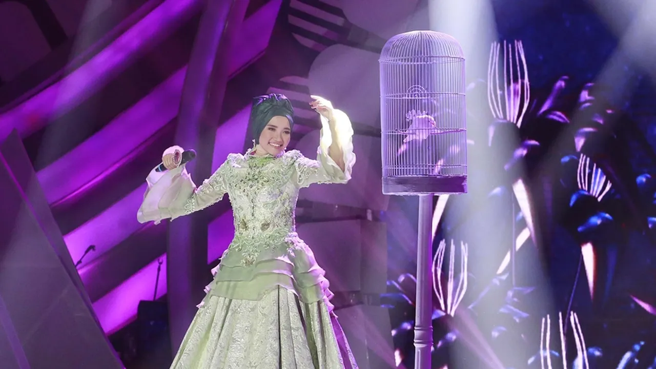Ada Apa dengan Nabila? Penampilannya Mengecewakan di Result Show Group 5  DAA4