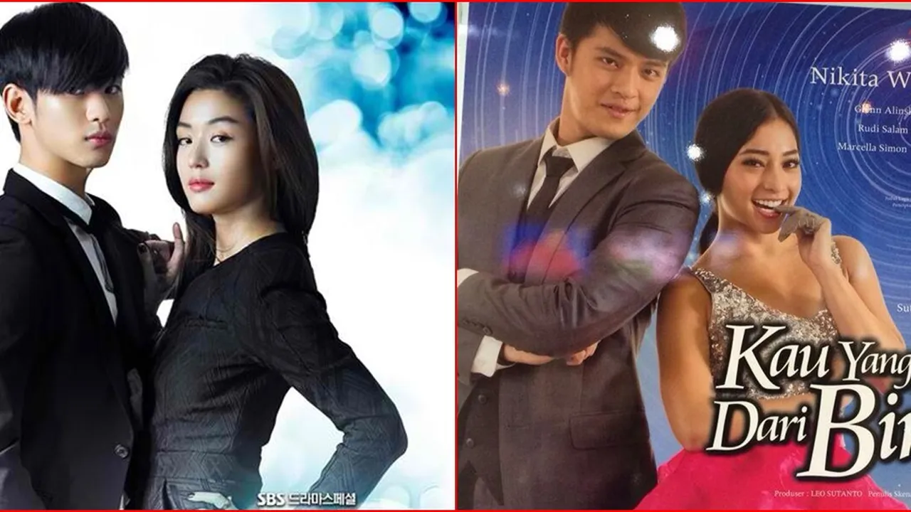 Adegan 'Kau Yang Berasal Dari Bintang' vs 'Man From the Star'!