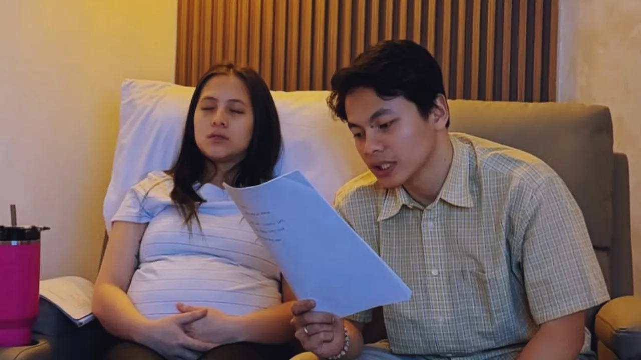 Adhisty Zara Ikuti Hypnobirthing Privat Bareng Suami Jelang Persalinan