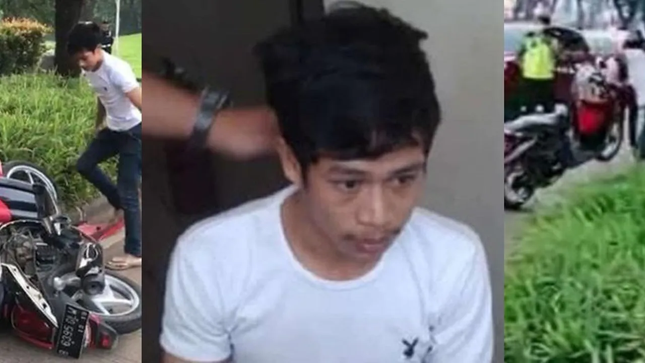 Adi Saputra Diamankan Polres Tangerang Selatan Setelah Rusak Motor Kekasihnya