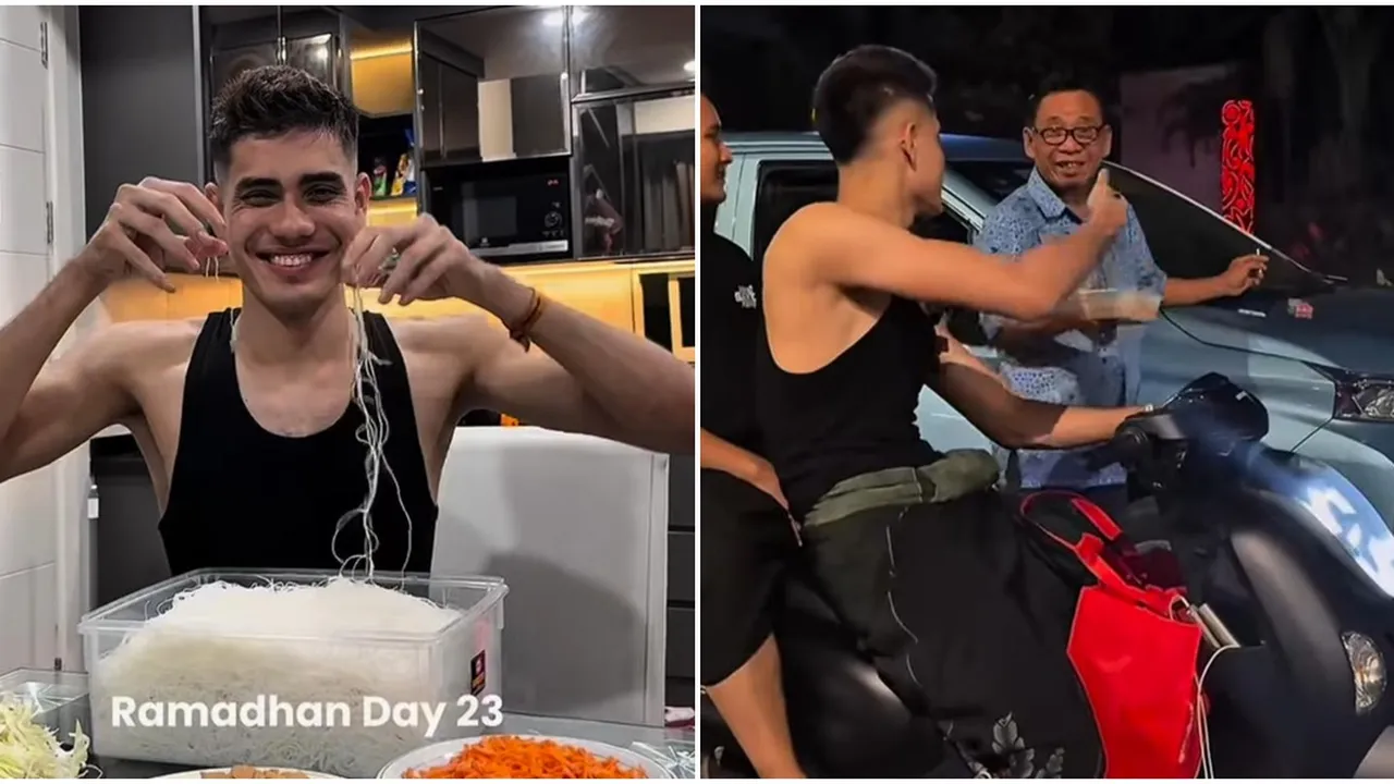 Aisar Khaled Masak Sahur untuk Berbagi, Mendapat Pujian Hangat dari Netizen Aisar Khaled Masak Sahur untuk Berbagi, Mendapat Pujian Hangat dari Netizen