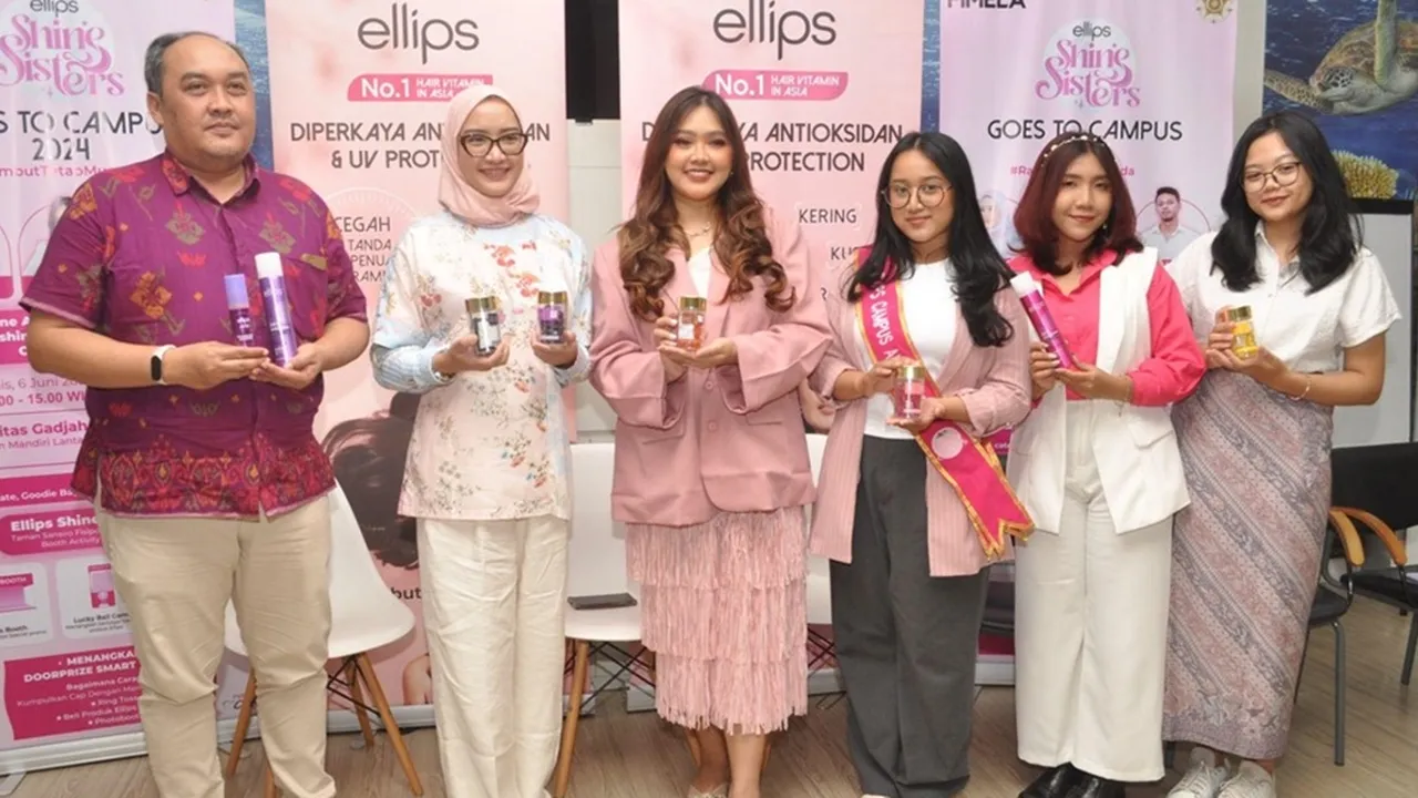 Ajak Mahasiswi Tampil Lebih Percaya Diri dengan #RambutTetapMuda, Ellips Shine Sister Hadir di Yogyakarta