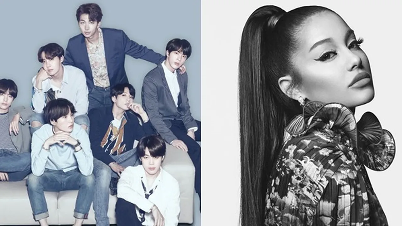 Akan Tampil di Grammy Awards, BTS Sempat Ketemu Ariana Grande Saat Latihan