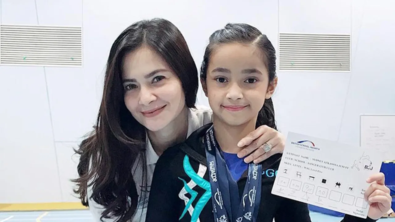 Aksi Lincah dan Lentur Sydney Anak Cut Tari saat Bertanding Gymnastic