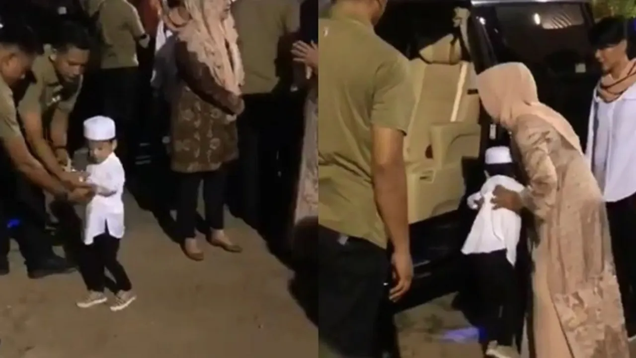 Aksi Lucu dan Menggemaskan Jan Ethes Sukses Bikin Paspampres Kewalahan!