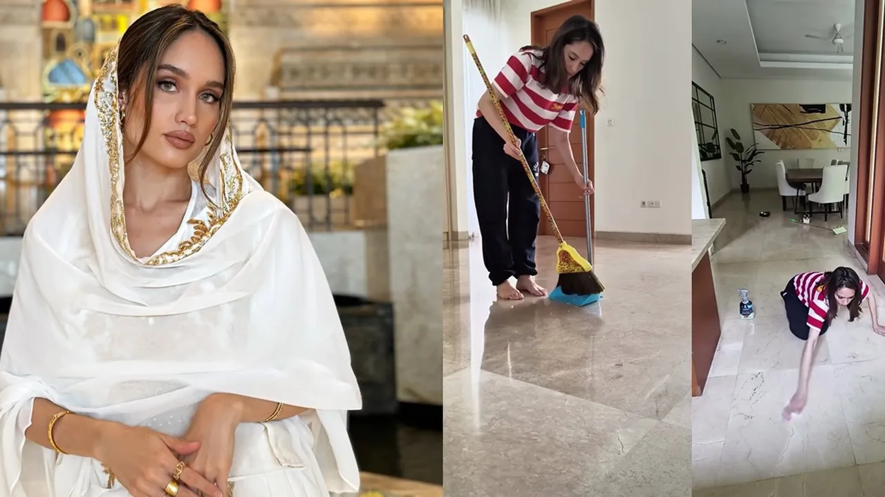 Aktivitas Cinta Laura Saat Ditinggal ART Pulang Kampung Selama Seminggu, Bersihkan Seluruh Rumah Sendiri