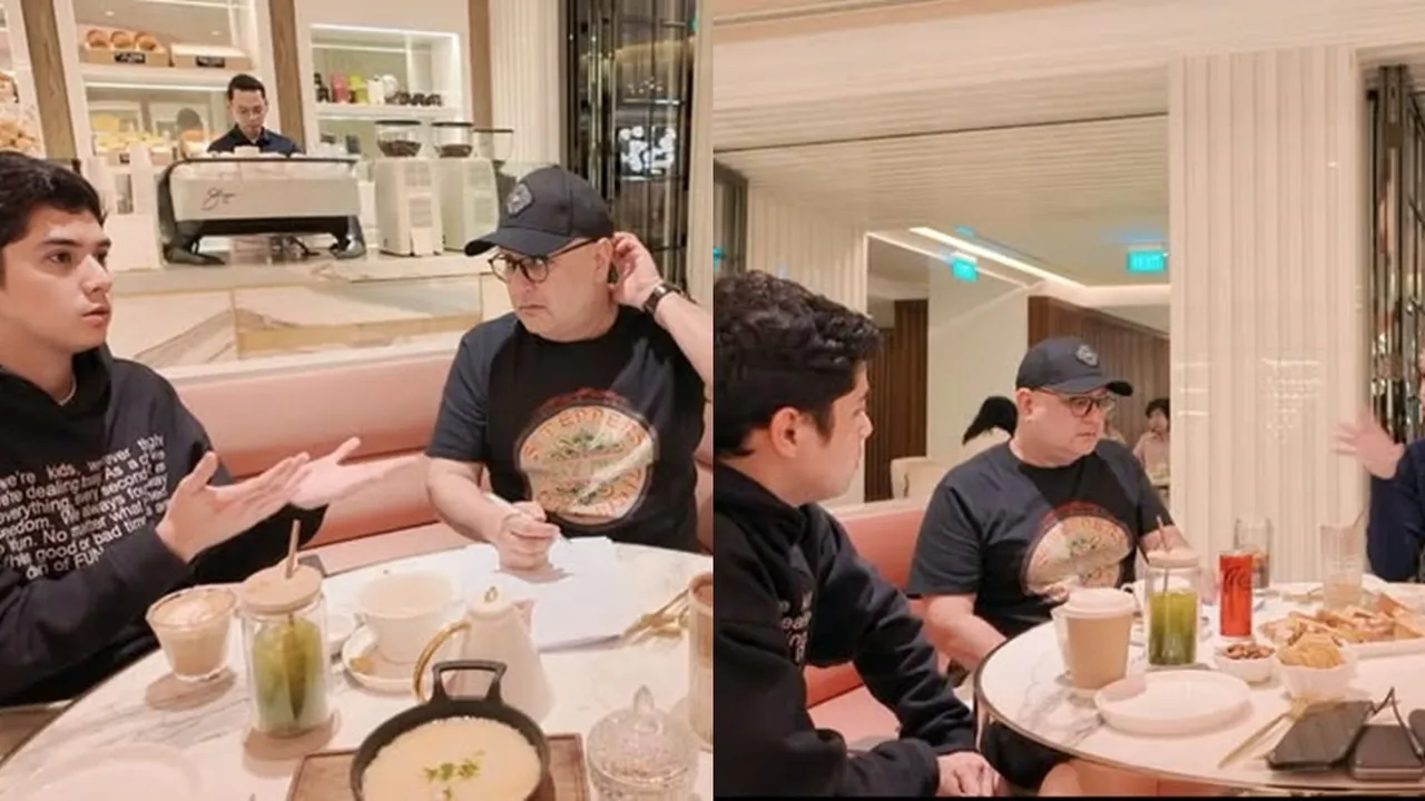 Al Ghazali, Alyssa Daguise dan Irwan Mussry Bertemu, Terlihat Ada Obrolan Serius