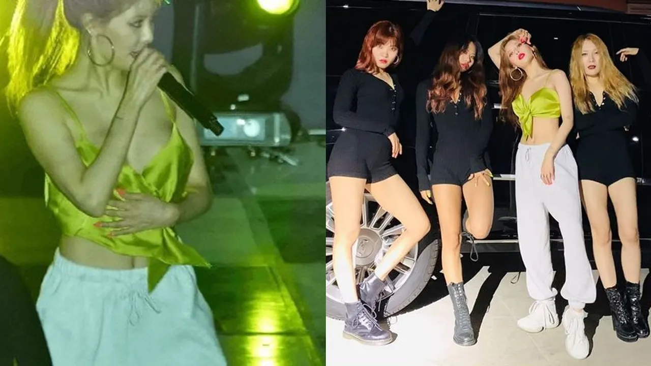 Alami Wardrobe Malfunction, HyunA Tunjukkan Profesionalitas di Atas Panggung