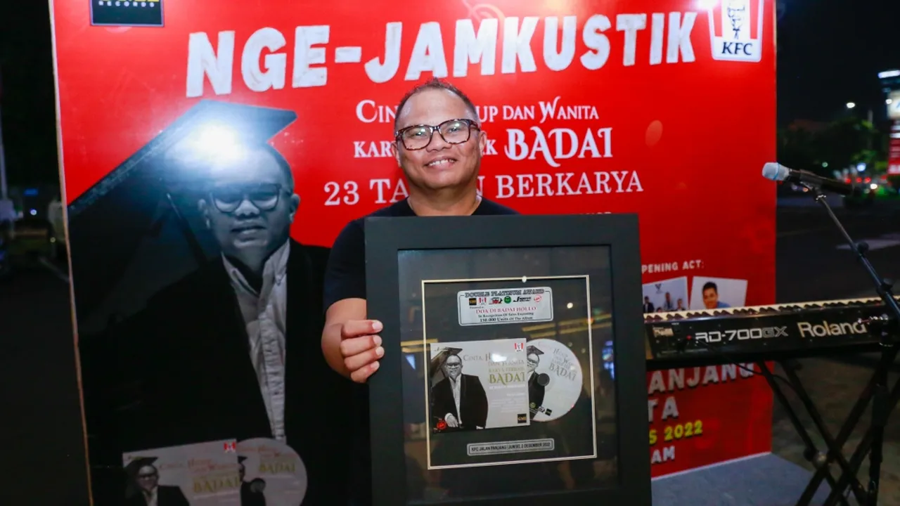 Album Masterpiece 'CINTA, HIDUP DAN WANITA' Laku Keras, Badai Raih Double Platinum Award
